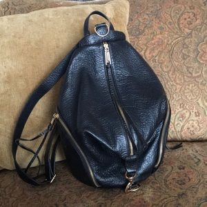 Rebecca Minkoff Julian backpack black pebble